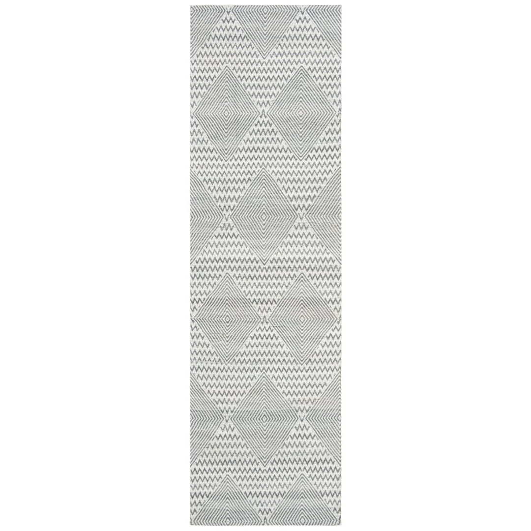 SAFAVIEH Marbella MRB304F Handmade Dark Grey / Ivory Rug Image 1