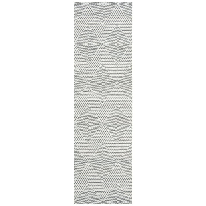 SAFAVIEH Marbella MRB304F Handmade Dark Grey / Ivory Rug Image 1