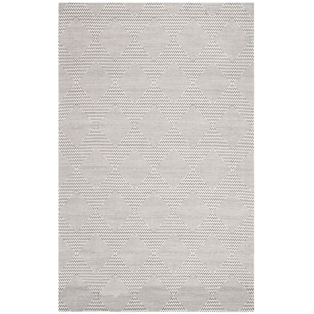 SAFAVIEH Marbella MRB304F Handmade Dark Grey / Ivory Rug Image 6