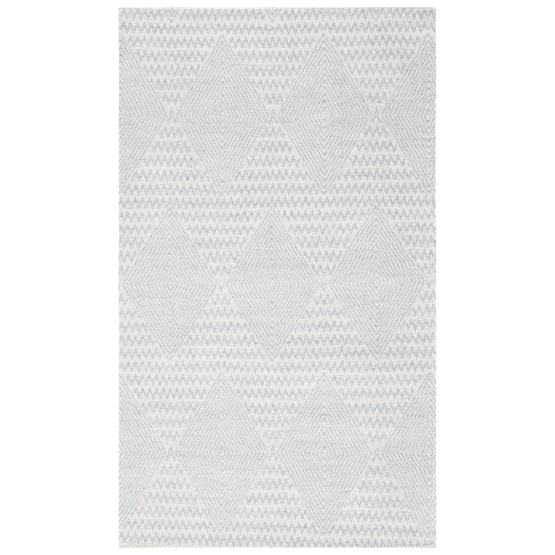 SAFAVIEH Marbella MRB304G Handmade Silver / Ivory Rug Image 8