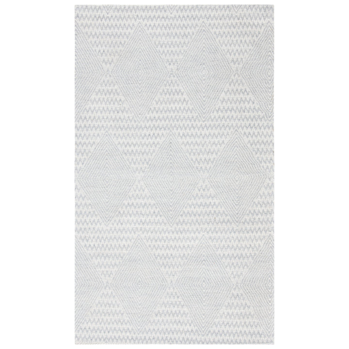 SAFAVIEH Marbella MRB304G Handmade Silver / Ivory Rug Image 8