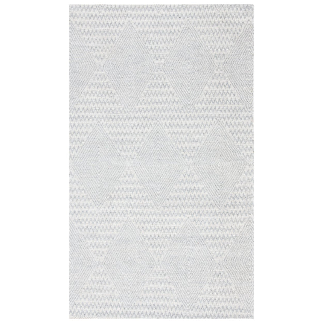 SAFAVIEH Marbella MRB304G Handmade Silver / Ivory Rug Image 1