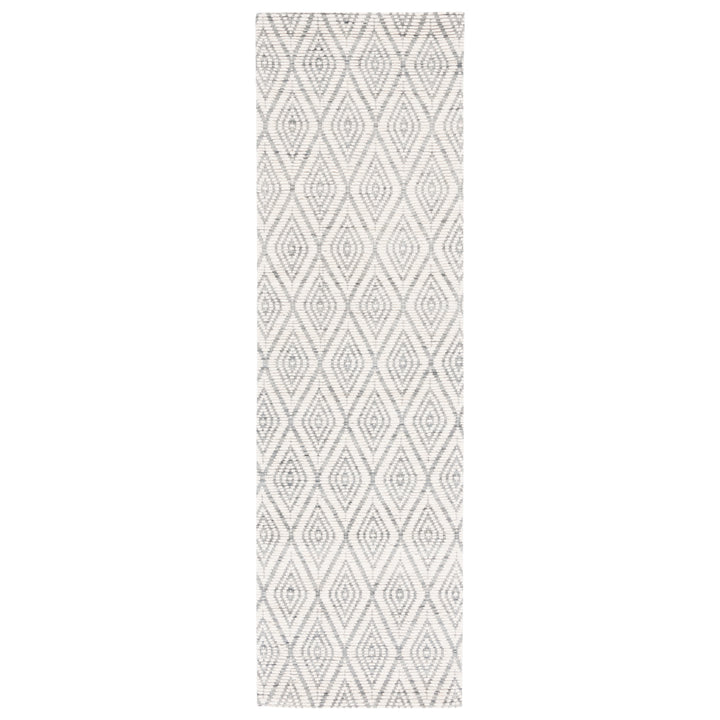 SAFAVIEH Marbella MRB308G Handwoven Dark Grey /Ivory Rug Image 4