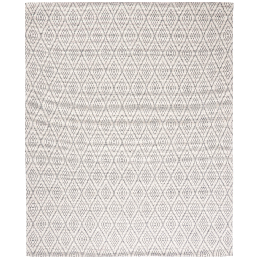 SAFAVIEH Marbella MRB308F Handwoven Grey / Ivory Rug Image 1