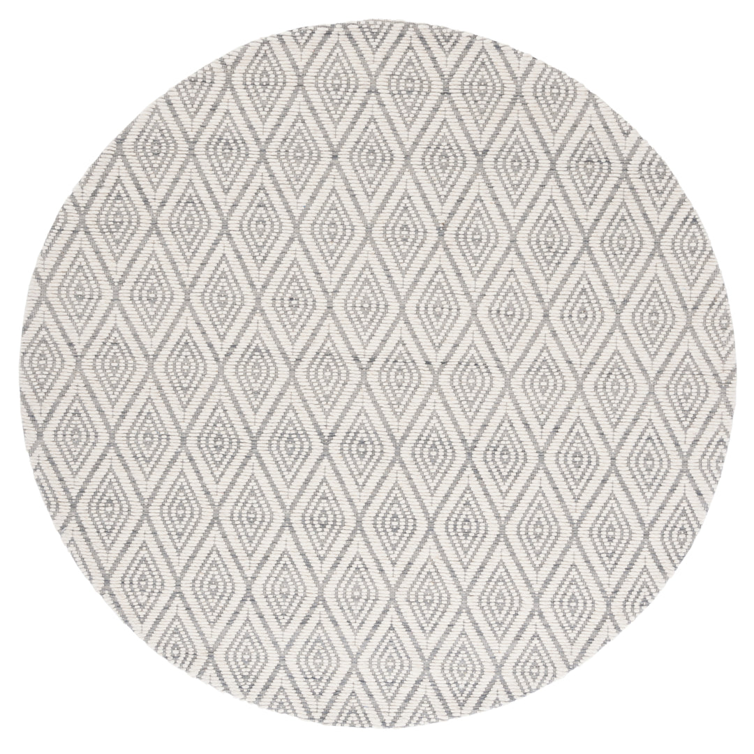 SAFAVIEH Marbella MRB308F Handwoven Grey / Ivory Rug Image 4