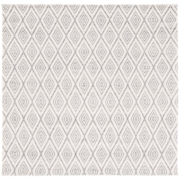 SAFAVIEH Marbella MRB308F Handwoven Grey / Ivory Rug Image 1