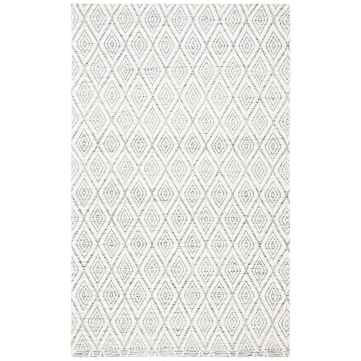 SAFAVIEH Marbella MRB308G Handwoven Dark Grey /Ivory Rug Image 1