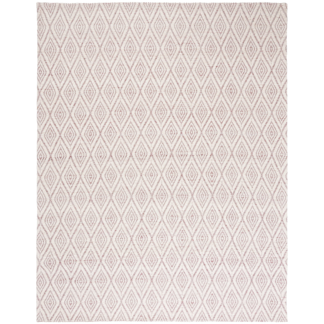 SAFAVIEH Marbella MRB308U Handwoven Dark Pink /Ivory Rug Image 1