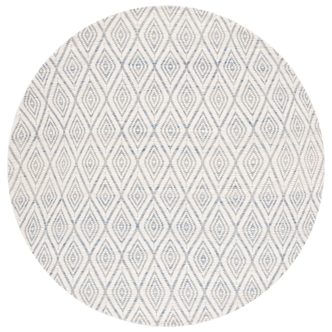 SAFAVIEH Marbella MRB308M Handwoven Blue / Ivory Rug Image 4