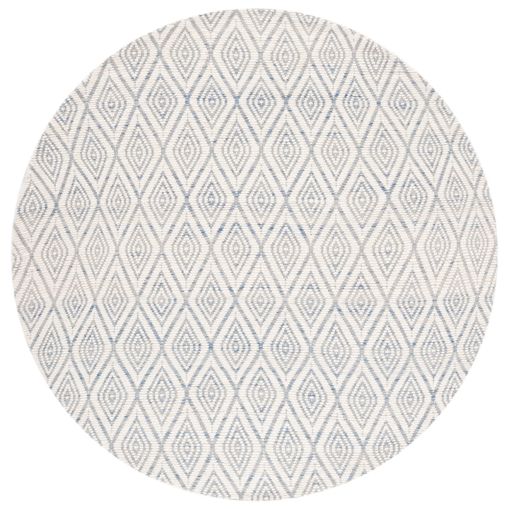 SAFAVIEH Marbella MRB308M Handwoven Blue / Ivory Rug Image 4