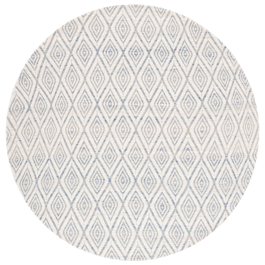 SAFAVIEH Marbella MRB308M Handwoven Blue / Ivory Rug Image 1