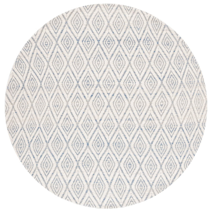 SAFAVIEH Marbella MRB308M Handwoven Blue / Ivory Rug Image 1