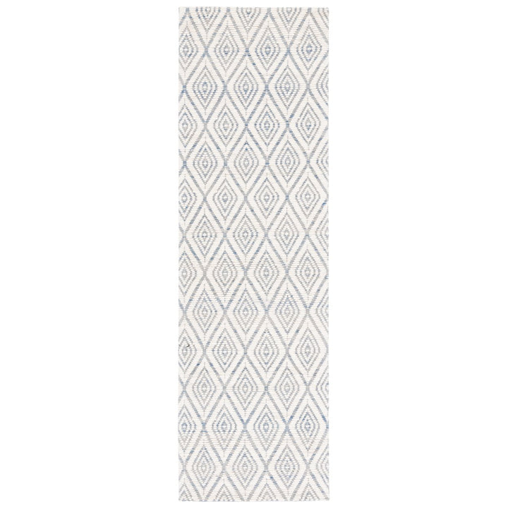 SAFAVIEH Marbella MRB308M Handwoven Blue / Ivory Rug Image 1