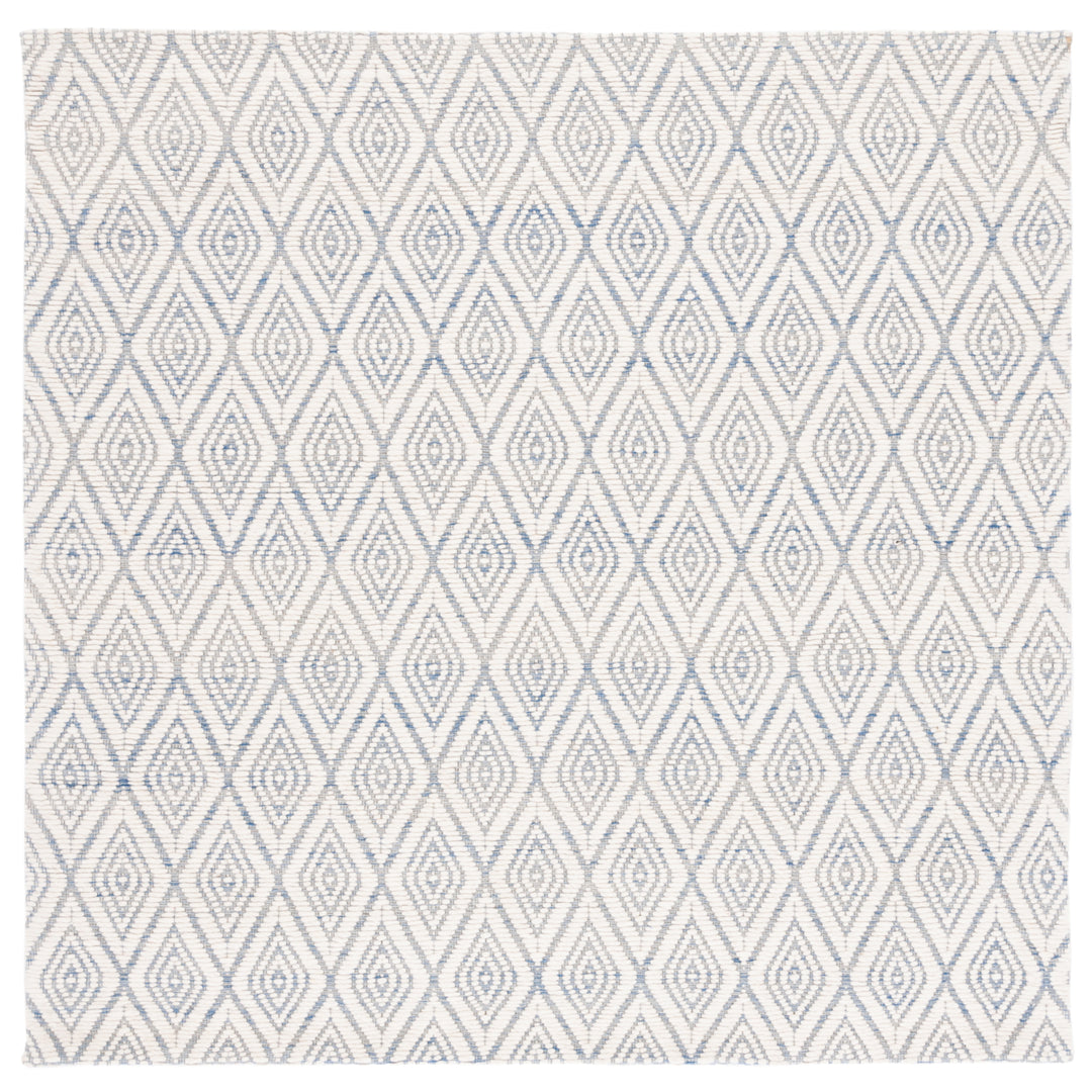 SAFAVIEH Marbella MRB308M Handwoven Blue / Ivory Rug Image 6