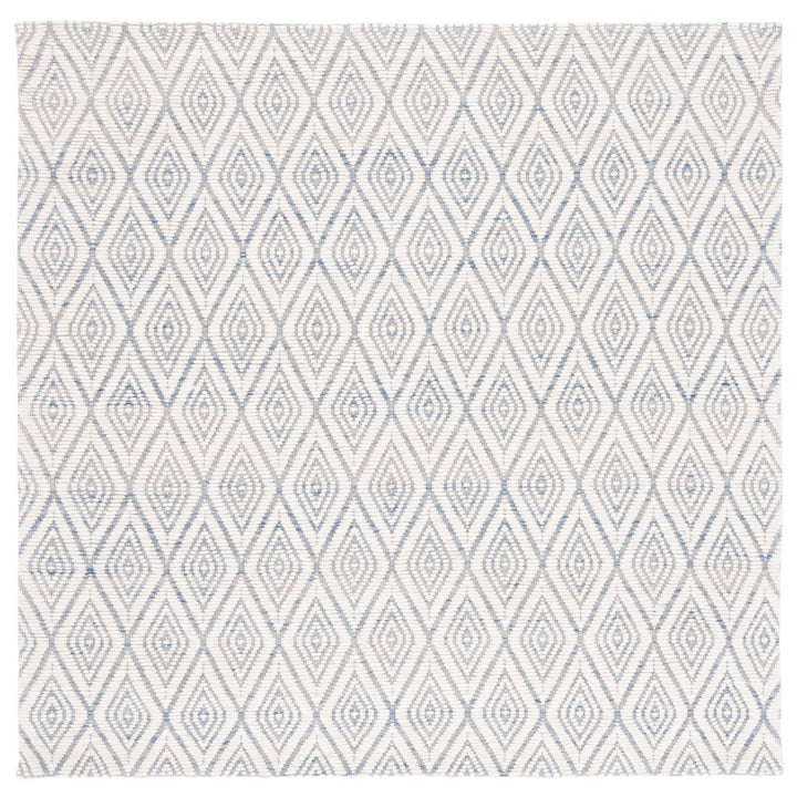 SAFAVIEH Marbella MRB308M Handwoven Blue / Ivory Rug Image 1