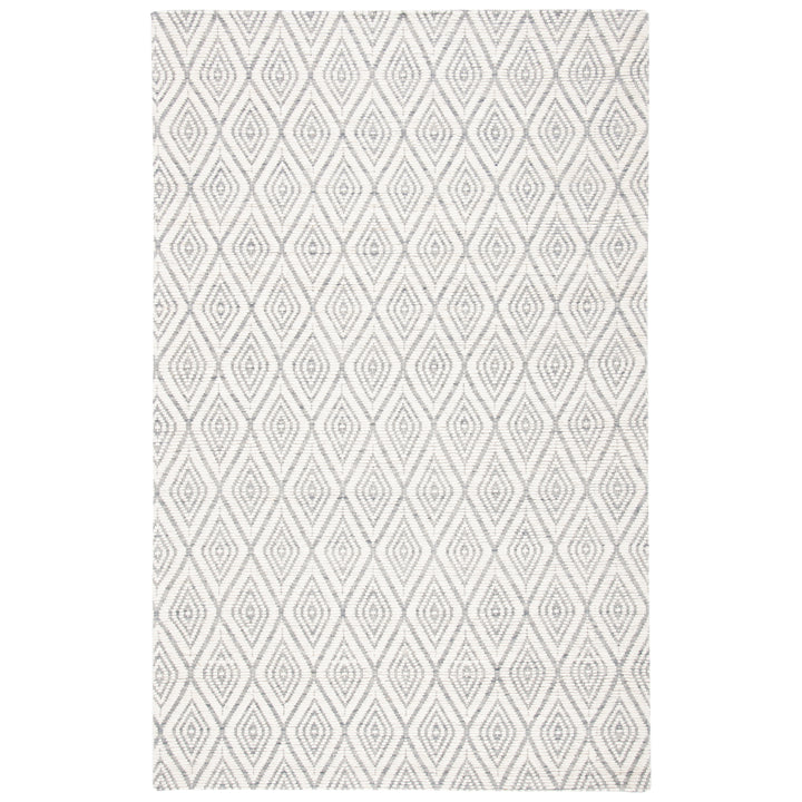 SAFAVIEH Marbella MRB308F Handwoven Grey / Ivory Rug Image 10