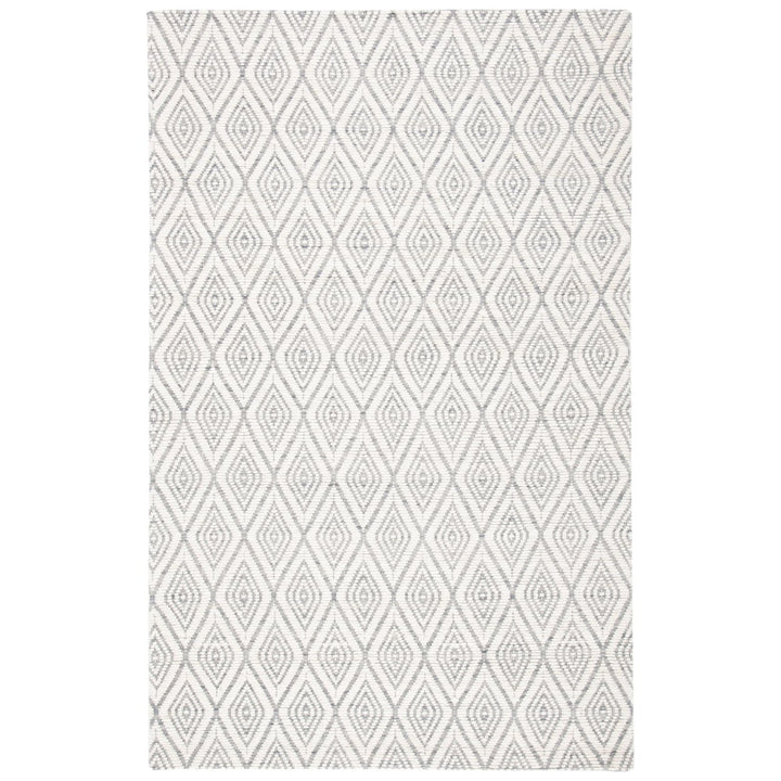 SAFAVIEH Marbella MRB308F Handwoven Grey / Ivory Rug Image 1