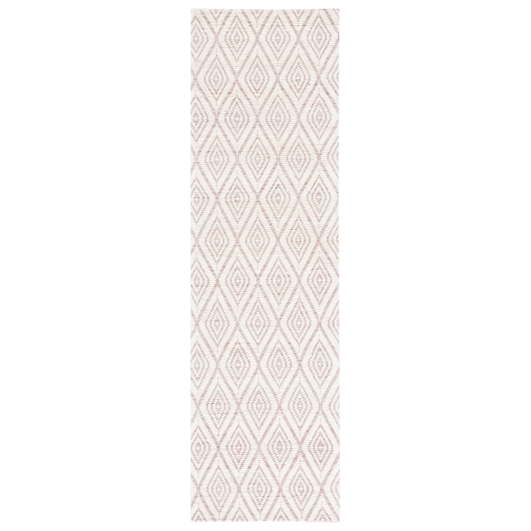 SAFAVIEH Marbella MRB308U Handwoven Dark Pink /Ivory Rug Image 5