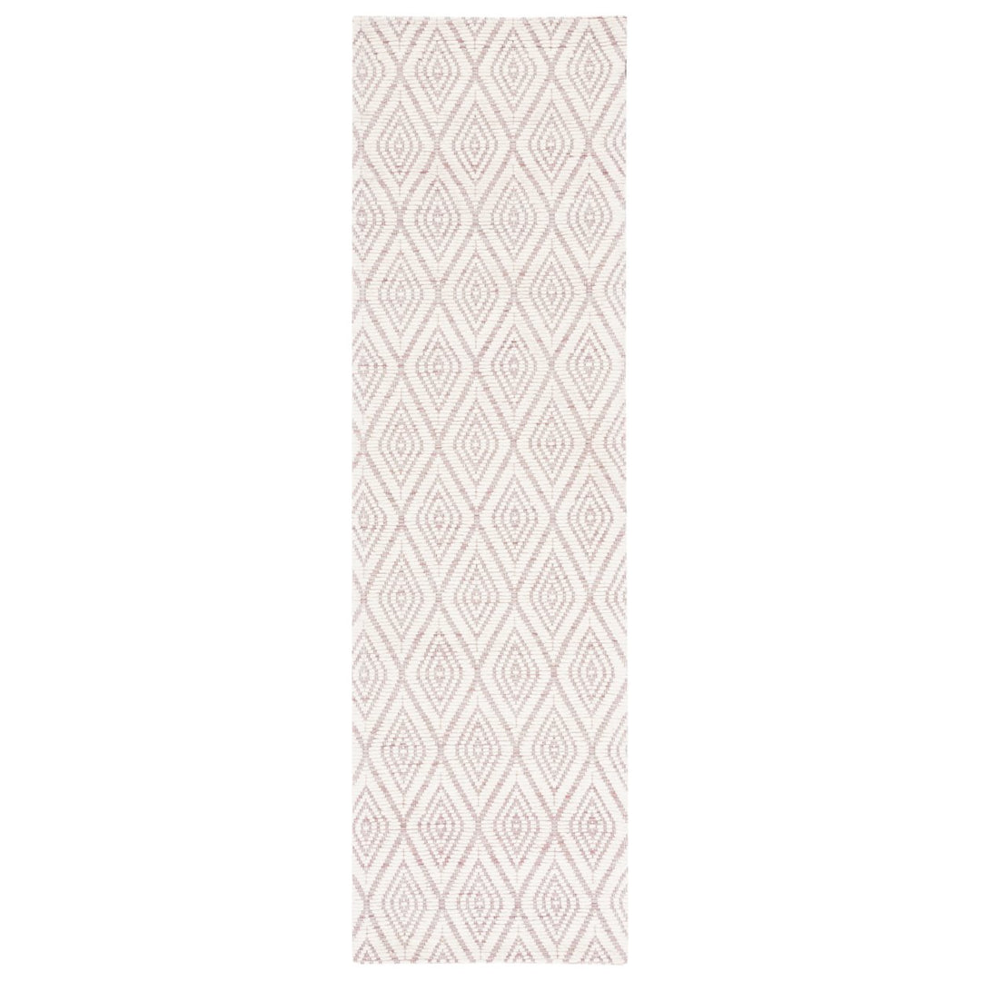 SAFAVIEH Marbella MRB308U Handwoven Dark Pink /Ivory Rug Image 1