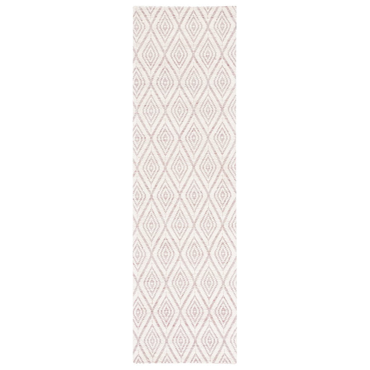 SAFAVIEH Marbella MRB308U Handwoven Dark Pink /Ivory Rug Image 1