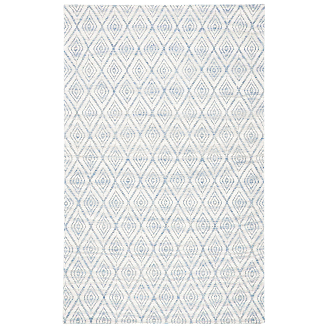 SAFAVIEH Marbella MRB308M Handwoven Blue / Ivory Rug Image 10