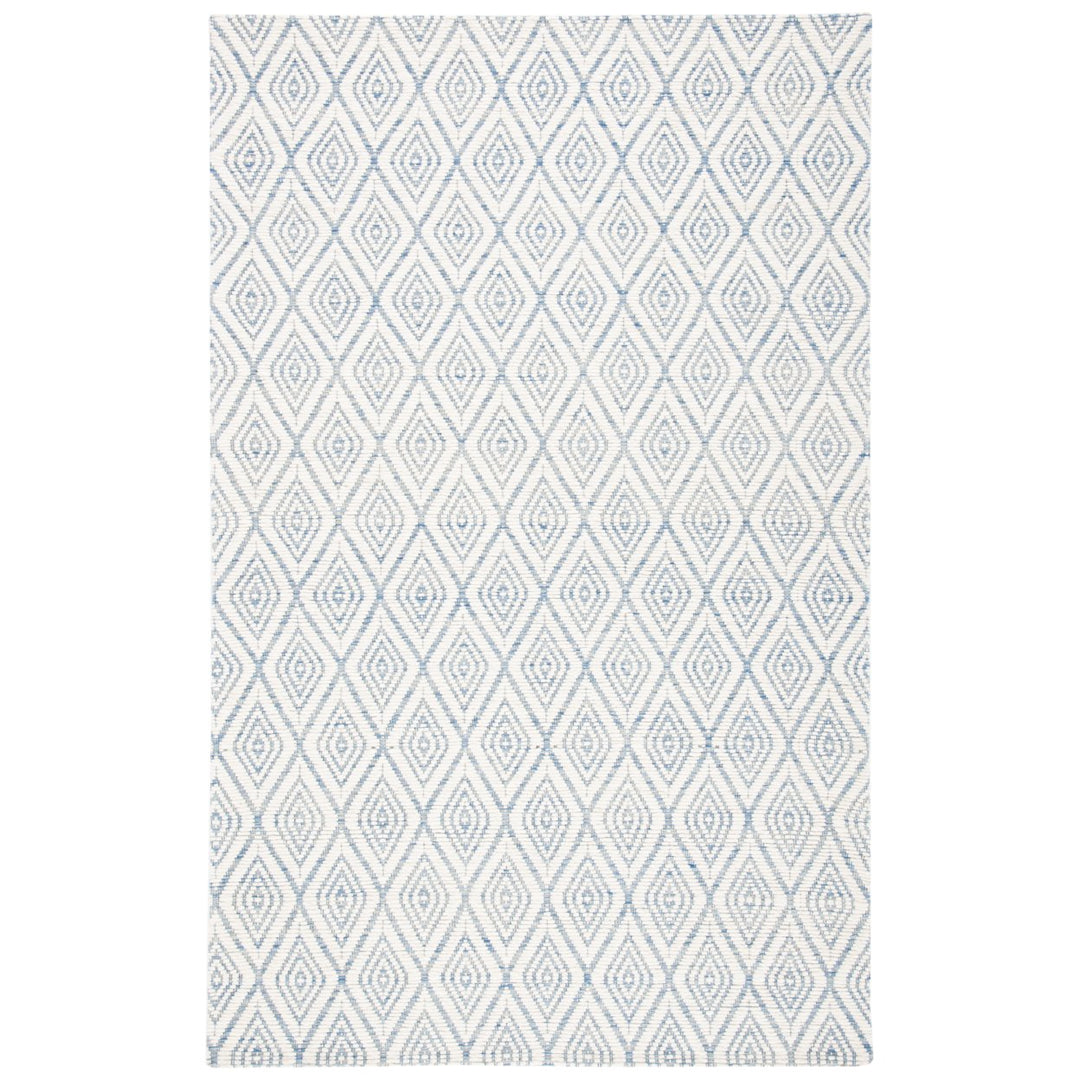 SAFAVIEH Marbella MRB308M Handwoven Blue / Ivory Rug Image 1