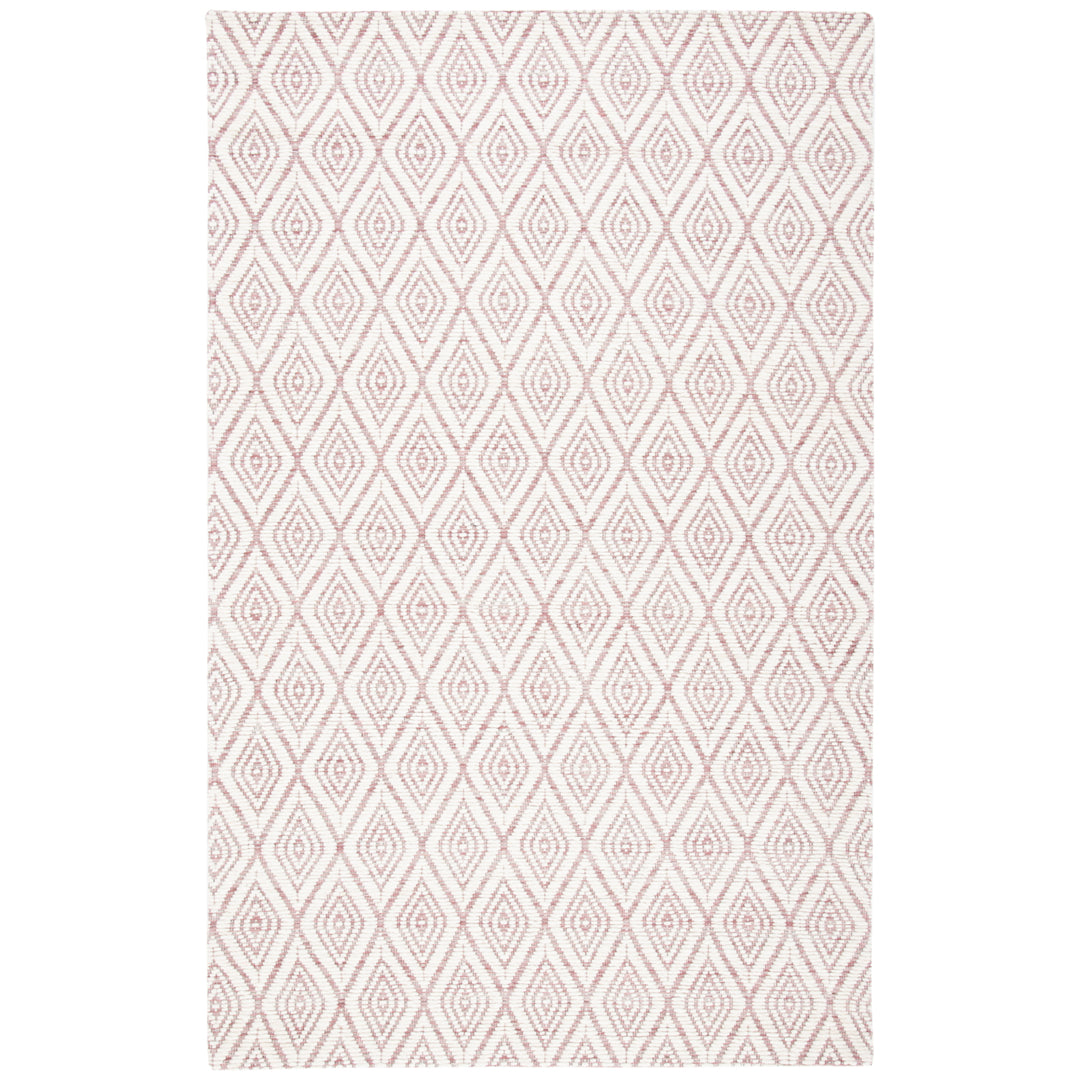 SAFAVIEH Marbella MRB308U Handwoven Dark Pink /Ivory Rug Image 10