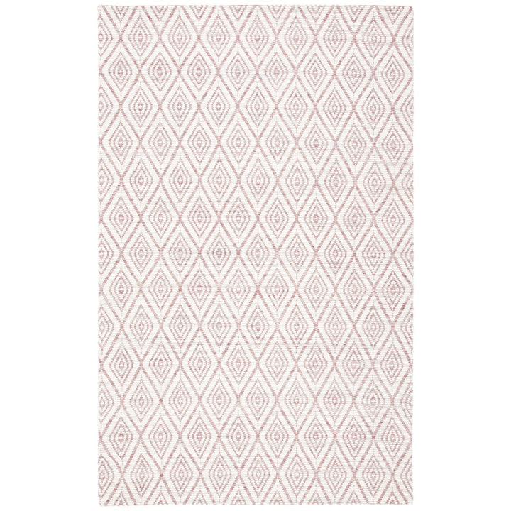 SAFAVIEH Marbella MRB308U Handwoven Dark Pink /Ivory Rug Image 1