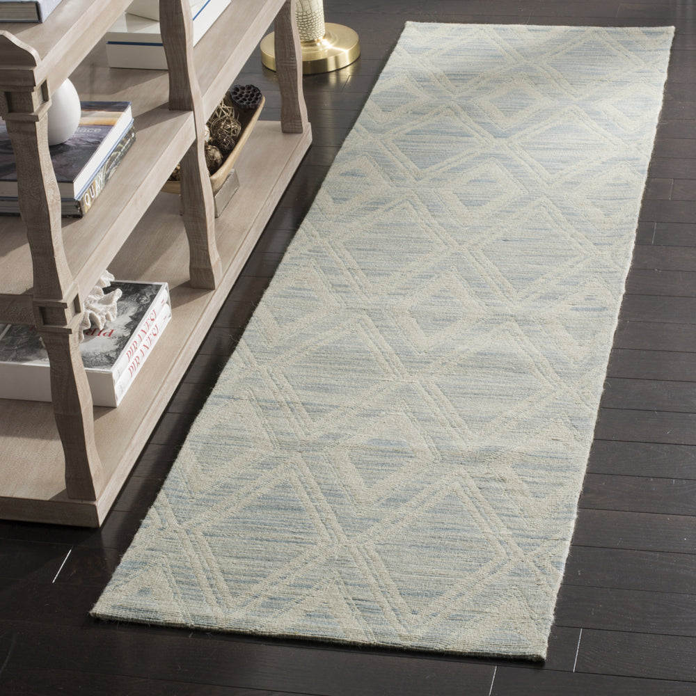 SAFAVIEH Marbella MRB312B Handmade Light Blue /Ivory Rug Image 2