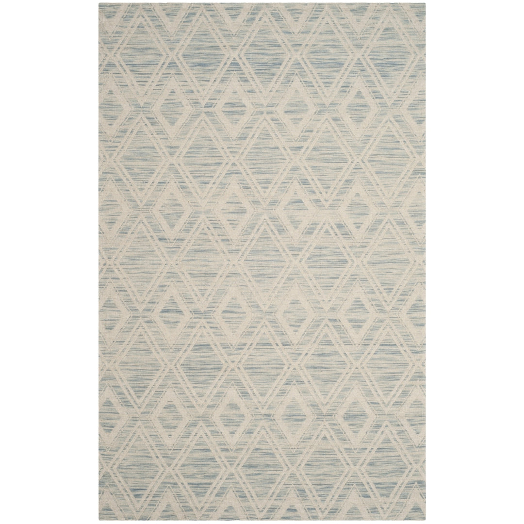 SAFAVIEH Marbella MRB312B Handmade Light Blue /Ivory Rug Image 7