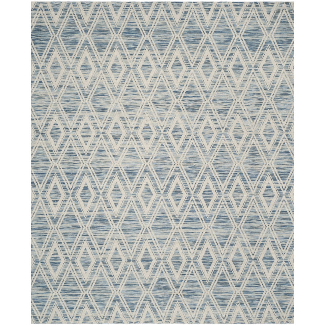 SAFAVIEH Marbella MRB312D Handmade Dark Blue / Ivory Rug Image 1