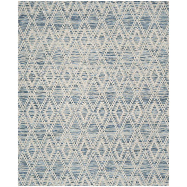 SAFAVIEH Marbella MRB312D Handmade Dark Blue / Ivory Rug Image 1