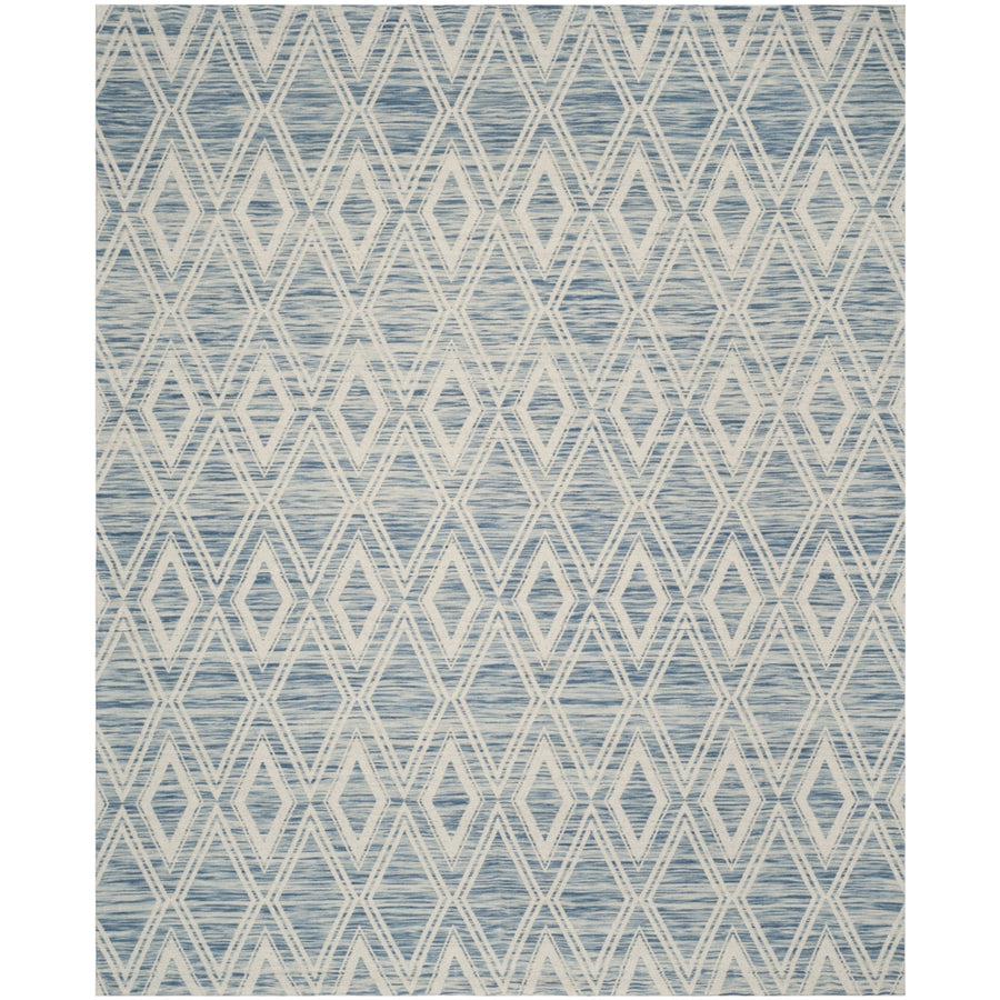 SAFAVIEH Marbella MRB312D Handmade Dark Blue / Ivory Rug Image 1