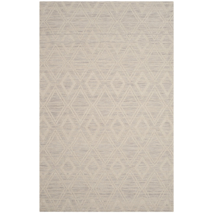 SAFAVIEH Marbella MRB312A Handmade Silver / Ivory Rug Image 10