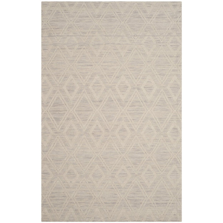 SAFAVIEH Marbella MRB312A Handmade Silver / Ivory Rug Image 1