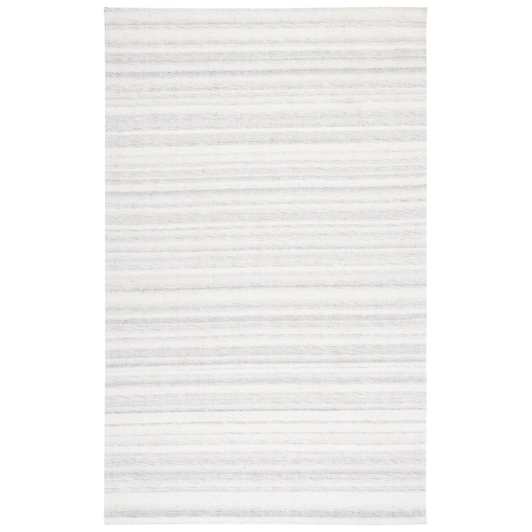 SAFAVIEH Marbella MRB313F Handwoven Grey / Ivory Rug Image 1