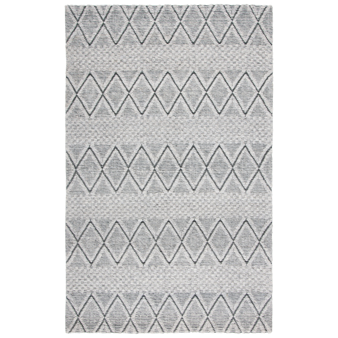 SAFAVIEH Marbella MRB320F Light Grey / Black Rug Image 1