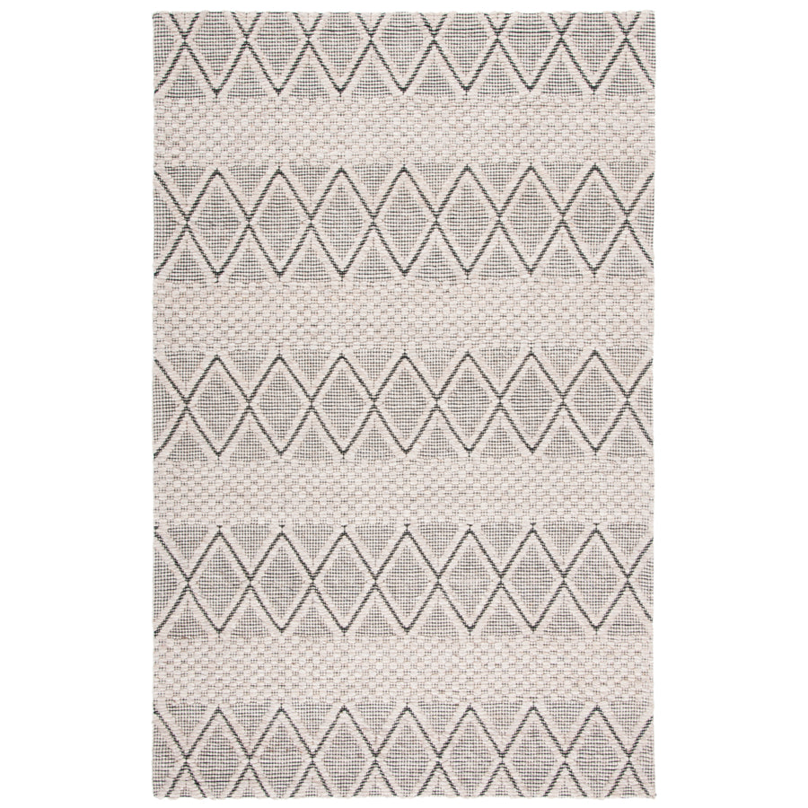 SAFAVIEH Marbella MRB320G Handwoven Silver / Black Rug Image 1