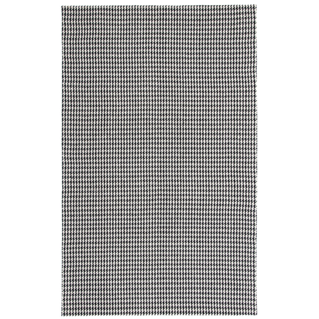 SAFAVIEH Marbella MRB319Z Handwoven Black / Ivory Rug Image 1