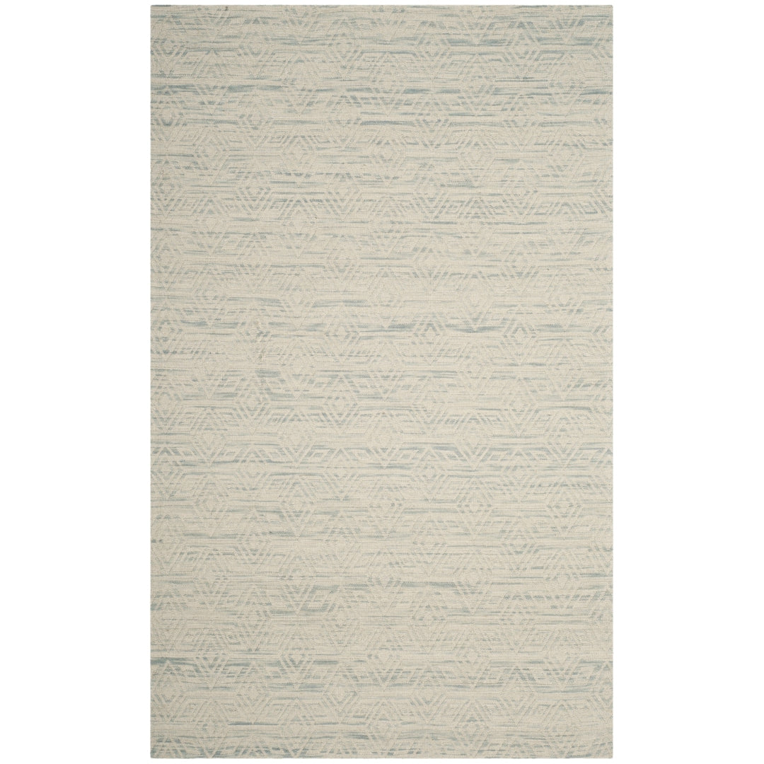 SAFAVIEH Marbella MRB353B Handmade Light Blue /Ivory Rug Image 6