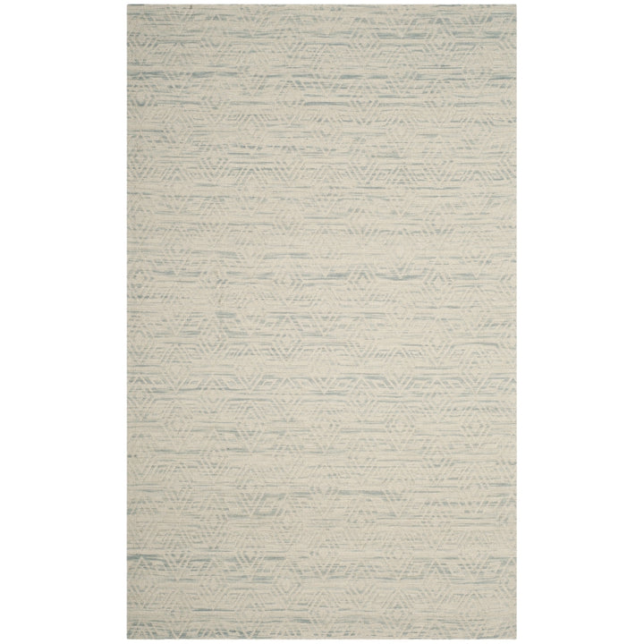 SAFAVIEH Marbella MRB353B Handmade Light Blue /Ivory Rug Image 6