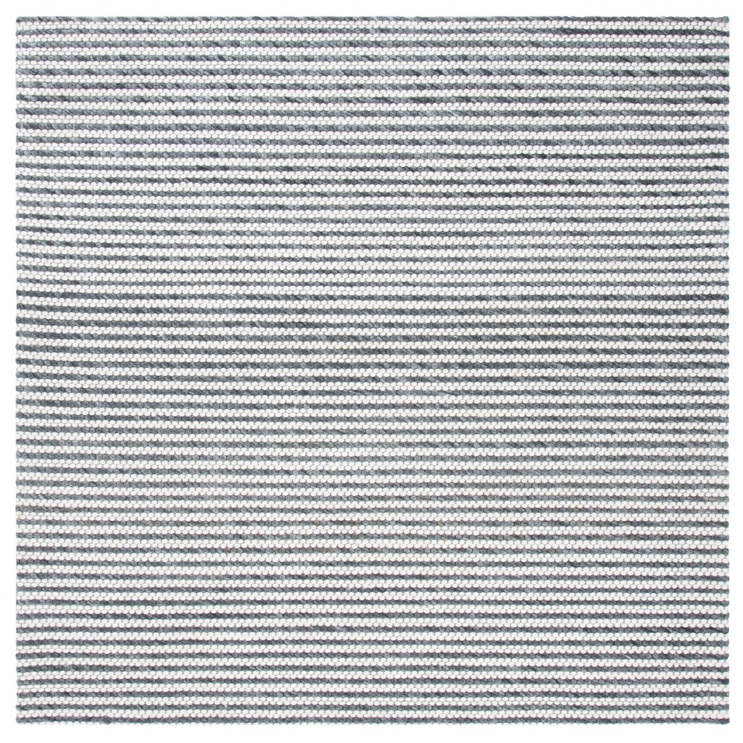 SAFAVIEH Marbella MRB392H Handwoven Charcoal / Ivory Rug Image 1