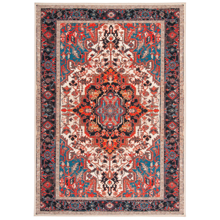 SAFAVIEH Journey Collection JNY107A Ivory / Red Rug Image 10