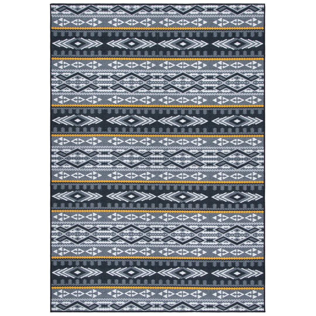 SAFAVIEH Journey Collection JNY179F Grey / Gold Rug Image 1