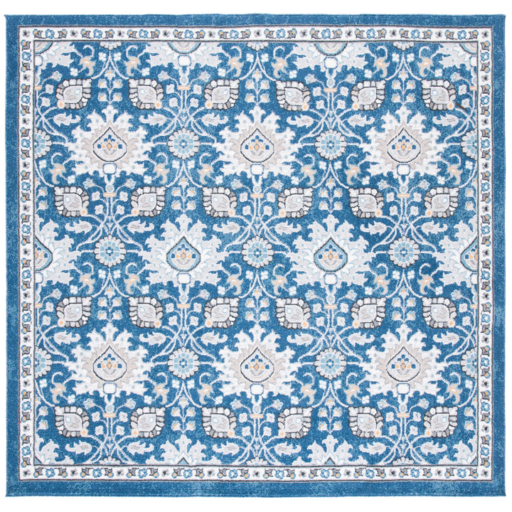 SAFAVIEH Liberty Collection LIB742N Dark Blue / Ivory Rug Image 1