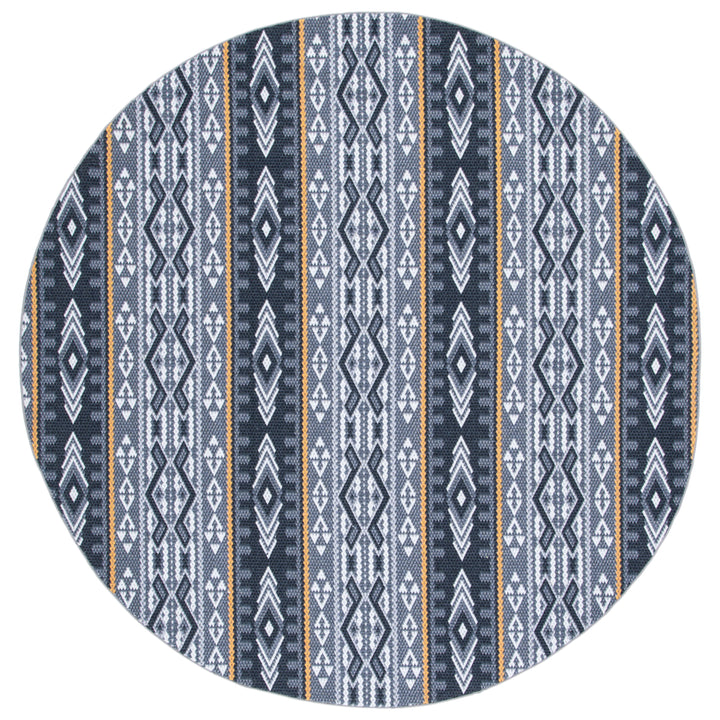 SAFAVIEH Journey Collection JNY179F Grey / Gold Rug Image 4