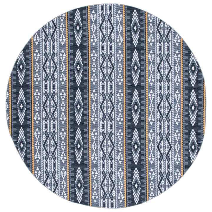 SAFAVIEH Journey Collection JNY179F Grey / Gold Rug Image 1