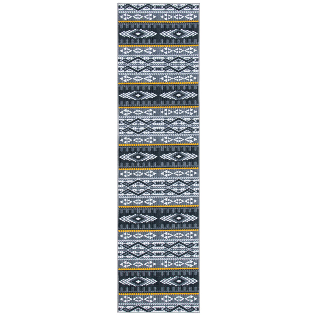 SAFAVIEH Journey Collection JNY179F Grey / Gold Rug Image 5