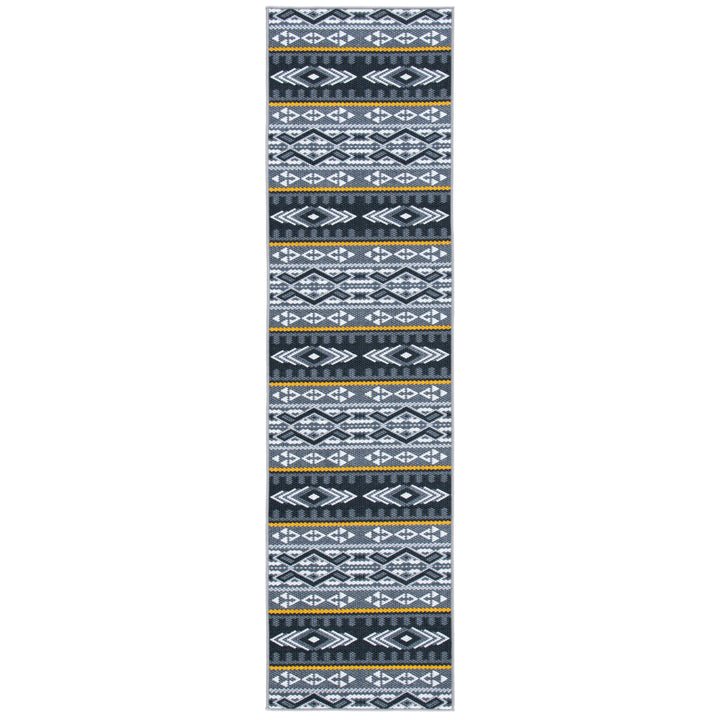 SAFAVIEH Journey Collection JNY179F Grey / Gold Rug Image 5