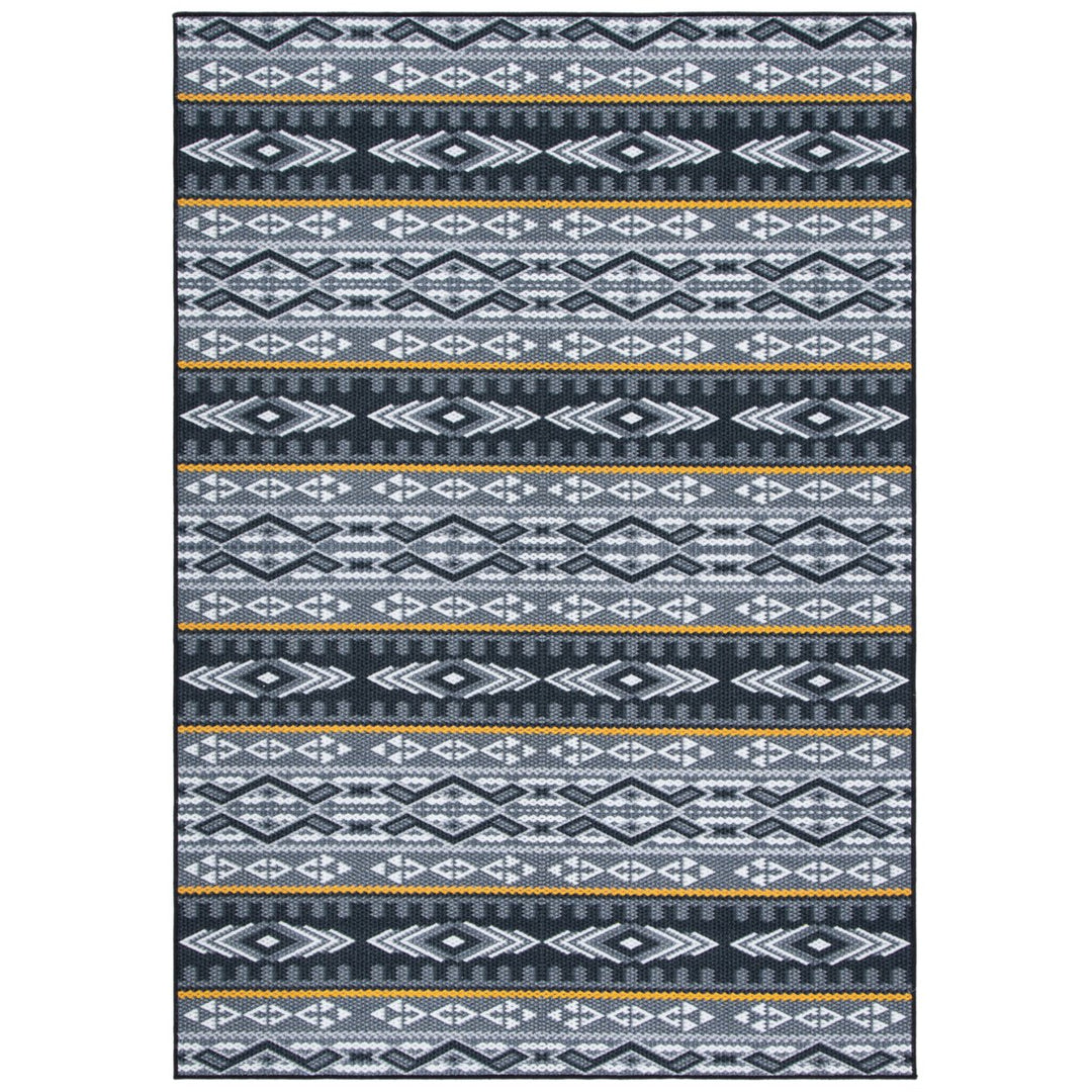 SAFAVIEH Journey Collection JNY179F Grey / Gold Rug Image 1